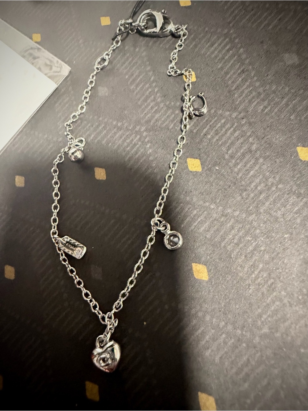 Coach Silver-Tone Charm bracelet with Dust Bag - Picture 2 of 3